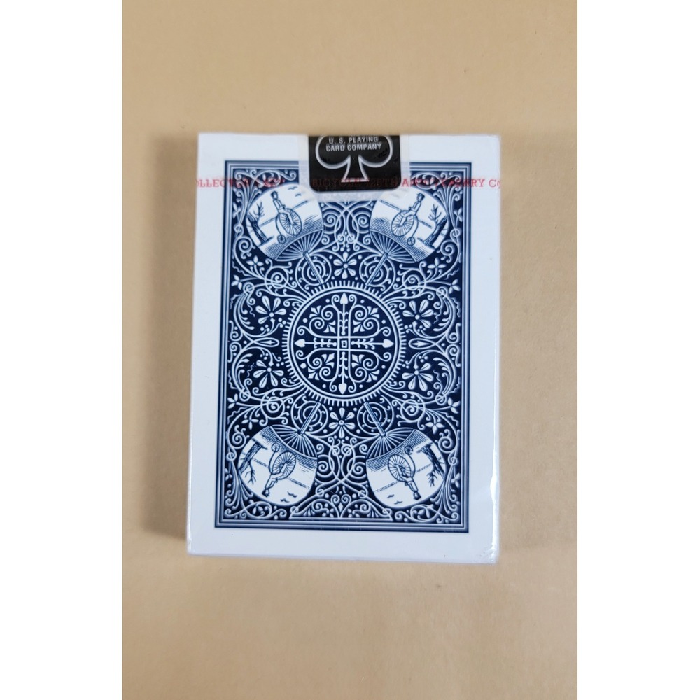 Bicycle 125th Anniversary Ed. Playing Cards Navy Blue Collector Set 1885-2010 - Picture 2 of 3
